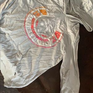 American Fighter Hoodie light grey